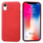 Apple iPhone XR CaseUp Leather Woven Kılıf Kırmızı